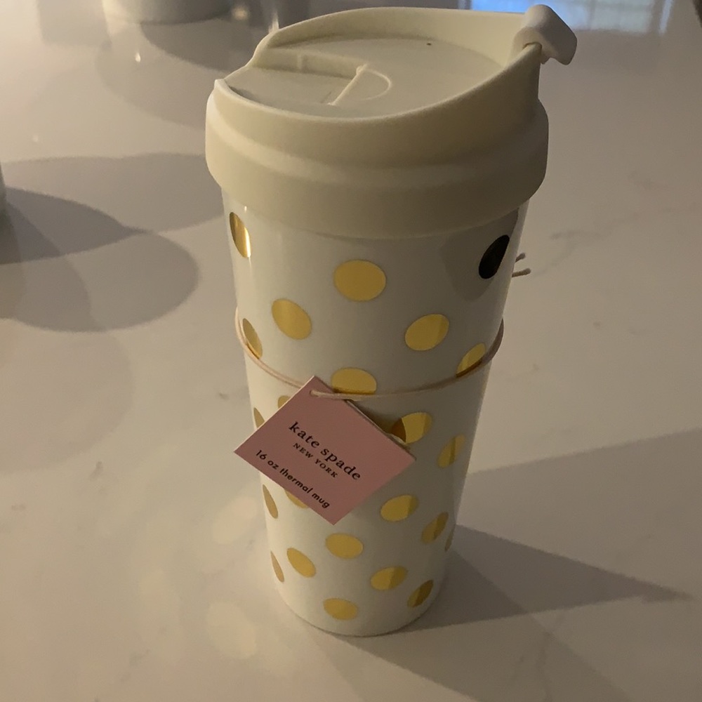 Kate Spade Thermal Travel Mug NWT - Picture 2 of 3